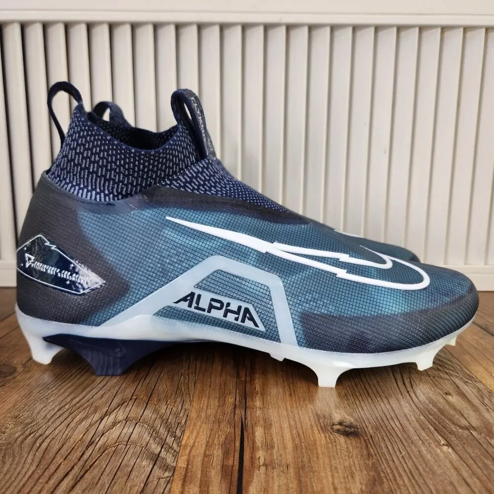 Nike Alpha Menace Elite 3 Mens Size 13.5 College Navy Football Cleats CT6648-400